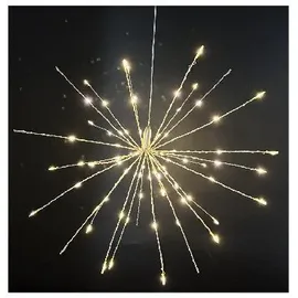 Trendline LED Aufhänger Eiskristall Ø 50 cm Warmweiß