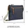 CAMEL ACTIVE Bari Cross Bag L Umhängetasche Leather Dark Blue