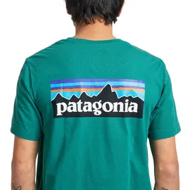 Patagonia P-6 Logo T-Shirt grün/türkis S