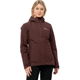 Jack Wolfskin Moonrise 3in1 Jacket Damen dark maroon S