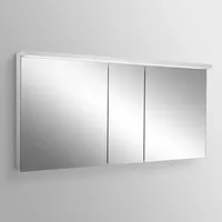 Schneider Spiegelschrank, 3 Türen, 188.150.02.50, ALU1 150/3/TW