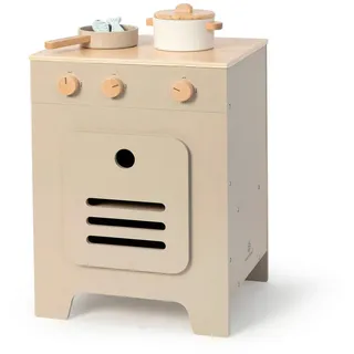 Musterkind Kinderküche MIX \u0026 Match, Grau, Natur, Holz, Holzwerkstoff, 31.5x48x35 cm, EN 71, CE, FSC 100%, Spielzeug, Kinderspielzeug, Kinderküchen