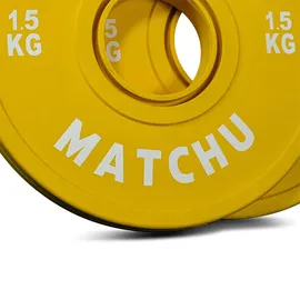 Matchu Sports Matchu Mini Hantelscheiben Fractional Plates 1,5 kg gelb