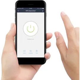 Alecto SMART-PLUG20 - Smarter WLAN-Zwischenstecker mit Stromzähler, 16 A, 3680 W, 2er-Pack, Weiß