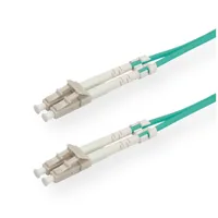 Roline LWL-Kabel 50/125μm OM3, LC/LC, Low-Loss-Stecker, türkis (21.15.8822)