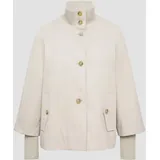 S.Oliver Leichte Übergangsjacke in A-Linie mit Strickbündchen, Beige, 46
