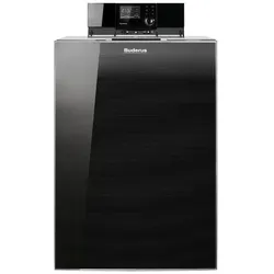 Buderus Logano plus, Gas-Brennwertgerät KB192i-22 H V3 Gas BW, 22kW, Erdgas E/L, Logamatic IMC110, Anthrazit 8738808118