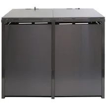 MCW Mülltonnenverkleidung K14 117 x 144 x 102 cm braun