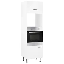 OPTIFIT Herdumbauschrank Elga 60 x 58,4 x 211,8 cm Weiß
