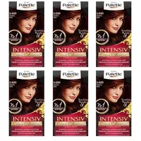 6x Poly Palette Intensiv Creme Coloration 5-680/650 Kastanie permanente Haarfarbe für leuchtende langanhaltende Farbbrillanz Für bis 8 Wochen intensiven Farbglanz,115ml (6er Pack)