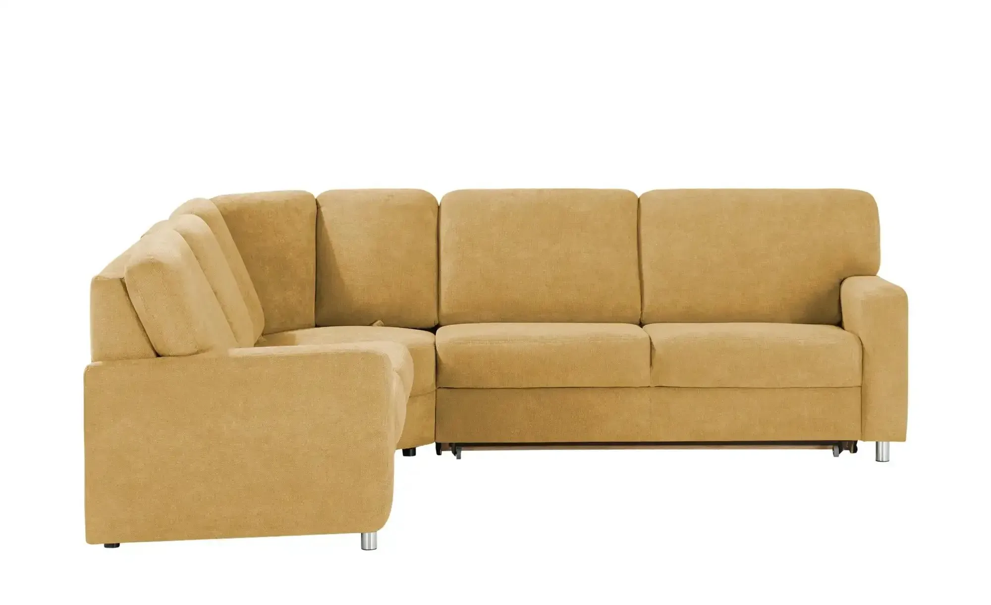 Ecksofa  Valencia ¦ gelb ¦ Maße (cm): B: 266 H: 90 T: 236.0