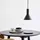 Frandsen Lyss 1-flg. 23 cm schwarz Metall
