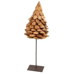 Deko Baum aus Teakholz M 70 cm, Ø 25 cm