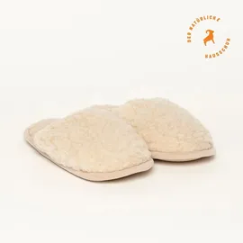Gottstein Curly Wool Pantoffeln Beige 40
