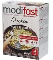 MODIFAST Low Calorie Diet Soupe de nouilles au poulet Sachet(S) 4x55 g