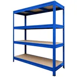 Mammut KARAT Weitspannregal Schwerlastregal Blau Traglast 1400 kg 200 x 180 x 60 cm