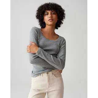 Opus Langarmshirt SORANA - Grau - XXL