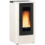 Extraflame kanalisierter Pelletofen | TEOREMA PLUS 5.0 | 12 kW | Elfenbein