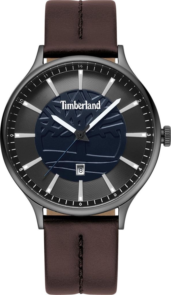 Timberland Herren Armbanduhr Lederband dunkelbraun TBL15488JSU.03