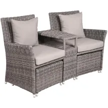 deluke URBAN Gartenstuhl 155 x 70 x 90 cm grau 1 St.
