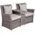 deluke URBAN Gartenstuhl 155 x 70 x 90 cm grau 1 St.