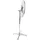 MCW Alu-Stehtisch höhenverstellbar 70/110 cm Ø 60 cm Silber