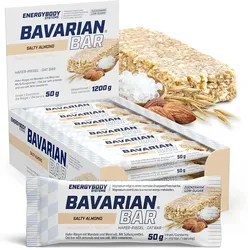 Bavarian Bar Salty Almond, Energieriegel Haferriegel Müsliriegel, 24 x 50 g One Size