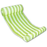Poolschwimmer für Erwachsene Schwimmbad schwimmende aufblasbare schwimmende Hängematte 132 x 70 cm Lazy Water Lounger Schwimmbad Schwimmring Wasserhängematte Schwimmender Wasserstuhl(Green)