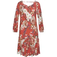 s.Oliver Jerseykleid Koralle bedruckt 34