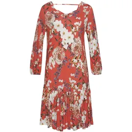 s.Oliver Jerseykleid Koralle bedruckt 34