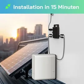 sunniva Balkonkraftwerk Bifazial 920 W inkl. 2,24 kWh Speicher + 2 x 460 W Solarmodule