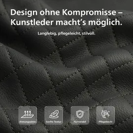 CLP Medfield Kunstleder Schwarz