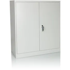 HJH Office Aktenschrank COLOR AS 105 x 90 x 40 cm abschließbar, Hellgrau 743035