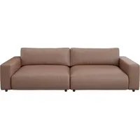 Musterring Big-Sofa LUCIA Mega Sofa, hoher Sitzkomfort, Breite 252cm, Kontrastnaht, in vielen Qualitäten und 4 unterschiedlichen Nähten, 2,5-Sitzer braun