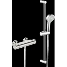 Hansa HANSABASIC Duscharmatur, mit Brausegarnitur Eco, chrom, 55150131