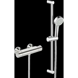 Hansa HANSABASIC Duscharmatur, mit Brausegarnitur Eco, chrom, 55150131