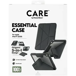 care by panzerglass TPU Essential Case für iPad 11" (A16) 2025 Schwarz-Transparent