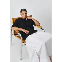 Gina Tricot - Basic oversized tee - t-shirts - Schwarz - XS - Dame - Schwarz - XS