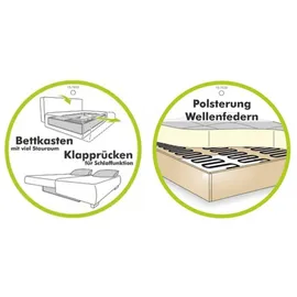 luma-home Ecksofa Braun & 18014