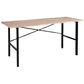 Rikta Werkbank Holz/Metall 159 cm schwarz