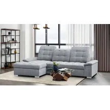 werk2 Ecksofa Polyester 2-Sitzer Grau