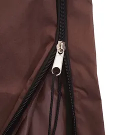 Mendler Schirmhülle HWC für Ampelschirm bis 3,5 m Polyester, PVC Braun