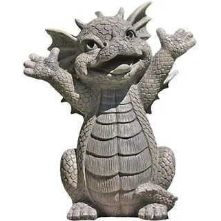 Tianbi Drachen Statue Wohnkultur Harz Zen Yoga Drachen Garten Dekoration Drachen Buddha Kunst Skulpturen Outdoor Hinterhof Veranda Dekorationen Haus Terrasse Rasen Ornament