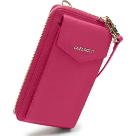 lazarotti Bologna Leder Geldbörse Damen rosa