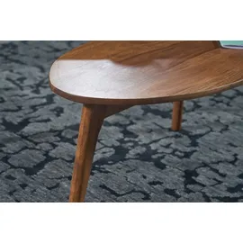 Wohnling Couchtisch (2er Set) Sheesham 100 cm x 50 cm x 42 cm