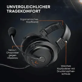 Beyerdynamic MMX 300 PRO, Over-ear Gaming Headset Schwarz