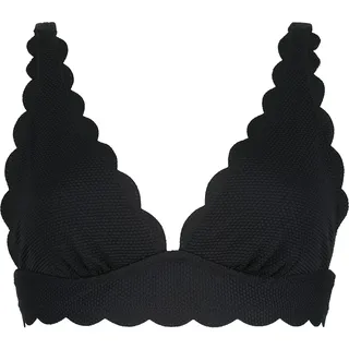 Hunkemöller Triangel-Bikini-Oberteil Scallop - Nero - M - M