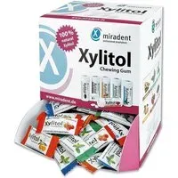 miradent Gomme à mâcher soin dentaire xylitol emballage en vrac assorti Gummies 200 pc(s)