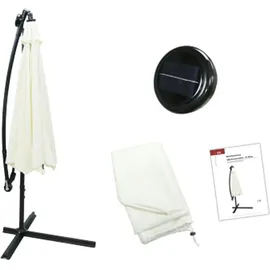 Swing&Harmonie Luxus Ampelschirm 350 x 350 cm Anthrazit