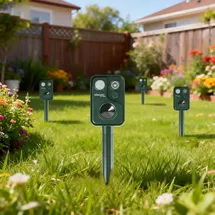 ideoon garden Ultraschall Tiervertreiber 4er-Set